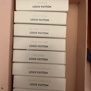 New Authentic LV 8 piece perfume sampler.